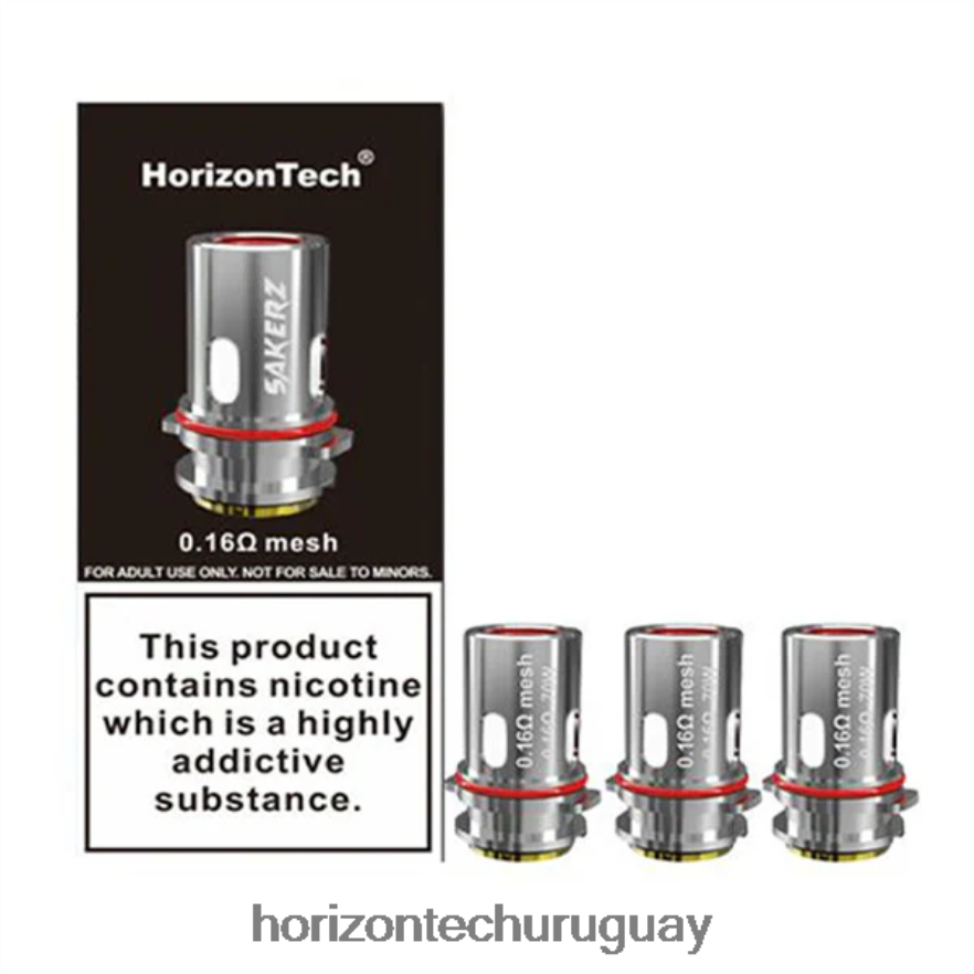 P0V44P158 malla 0.16ohm (paquete de 3) HorizonTech Sakerz bobinas (paquete de 3) - Horizontech Disposable Vape