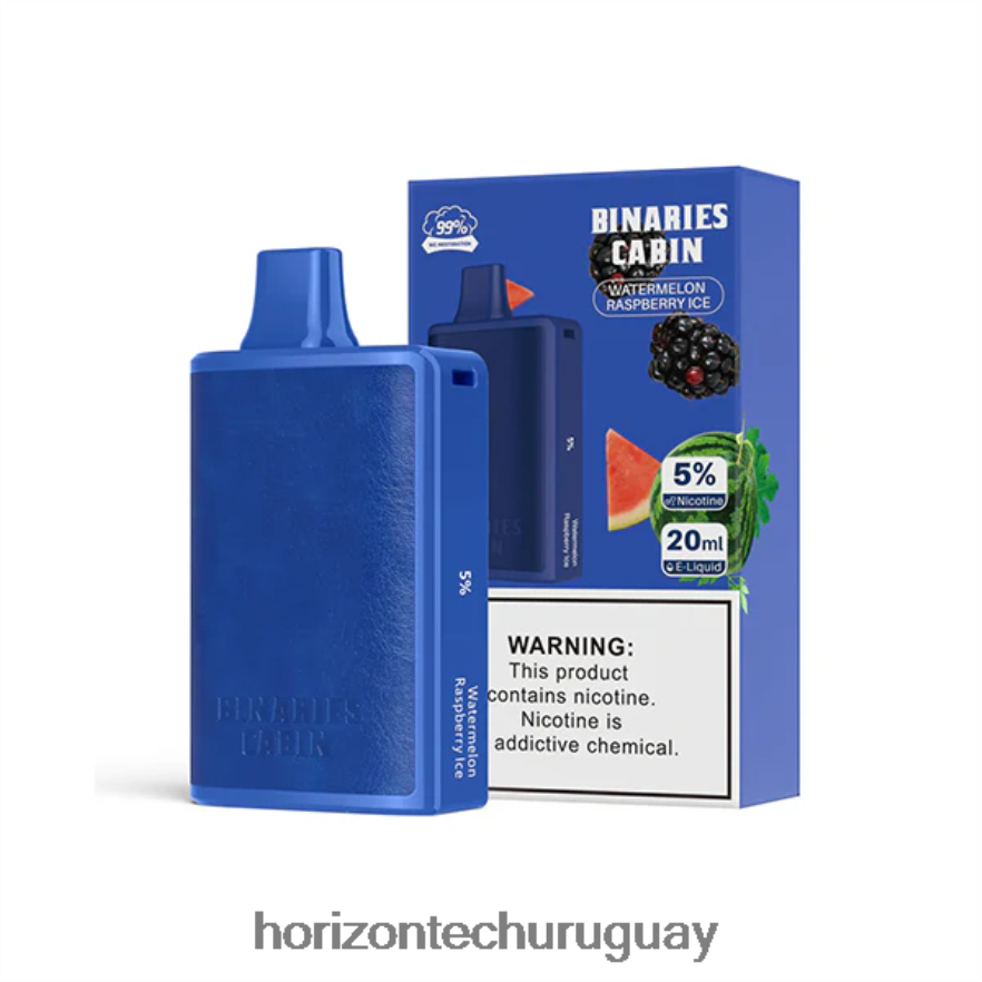 P0V44P71 sandía hielo de frambuesa HorizonTech Binaries Cabin desechable 20ml - Horizontech Uruguay