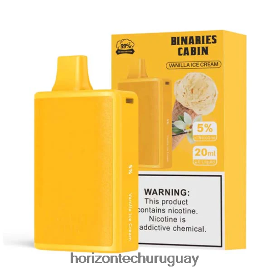 P0V44P76 helado de vainilla HorizonTech Binaries Cabin desechable 20ml - Horizon Tech Vape Tank
