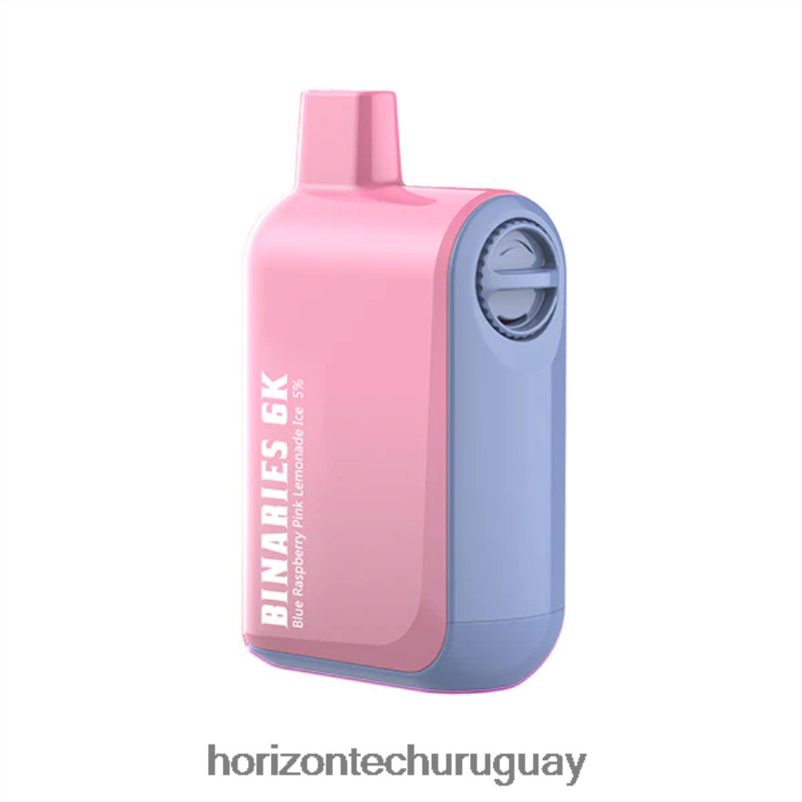 P0V44P32 hielo de limonada rosa frambuesa azul HorizonTech Binaries Cabin desechable 15ml - Horizontech Montevideo