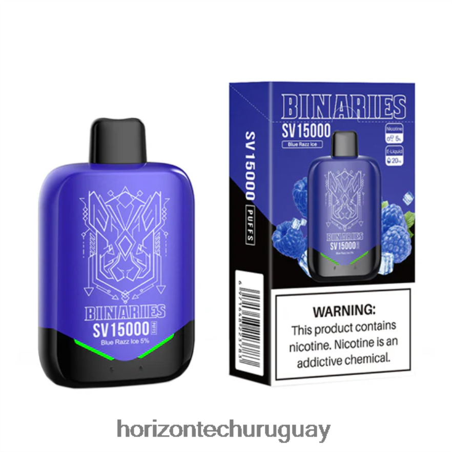 P0V44P87 hielo azul HorizonTech Binaries Cabin desechables - Horizontech Vape Kit