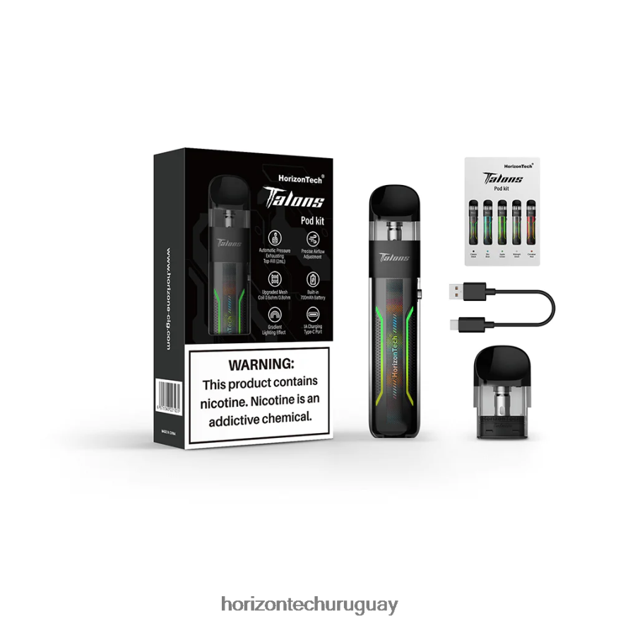 P0V44P21 negro clasico HorizonTech Talons kit de inicio - Horizontech Uruguay