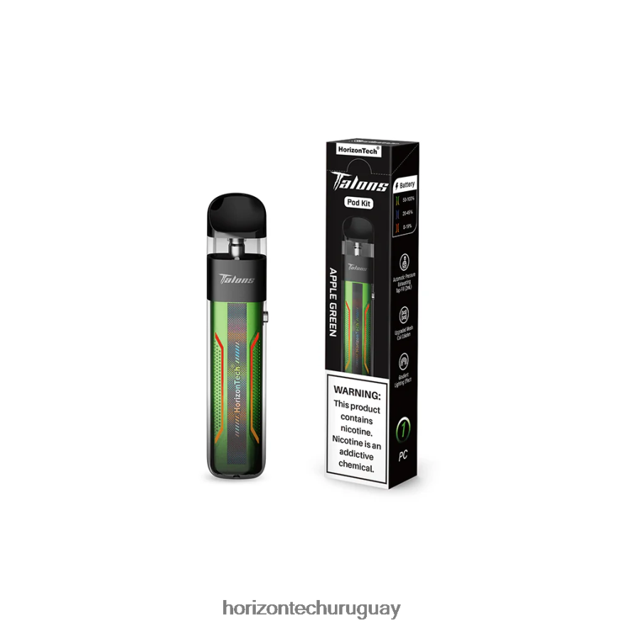 P0V44P197 manzana verde HorizonTech Talons sistema de cápsulas - Horizon Tech Coils